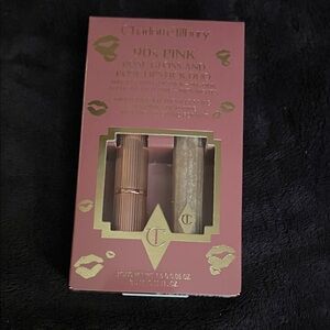 Charlotte Tilbury 90s Pink Lip Gloss & Lipstick Duo - Pink & Gold